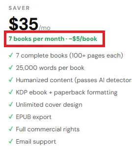 Bookautoai 5% off saver plan